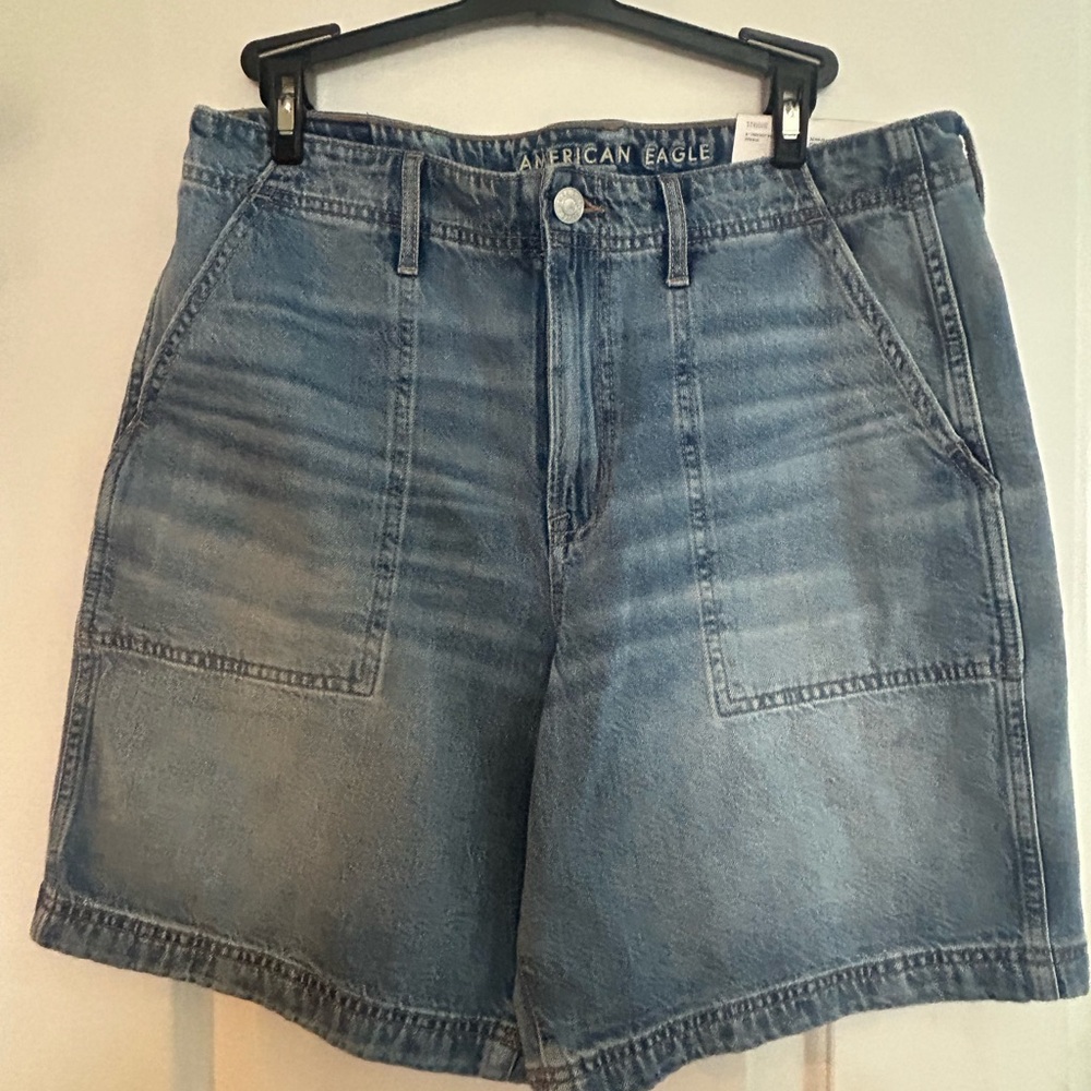 American Eagle Outfitters Light Blue Jean Shorts
